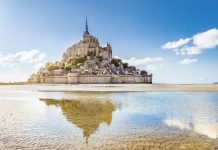 Monte Saint-Michel: rota para o céu