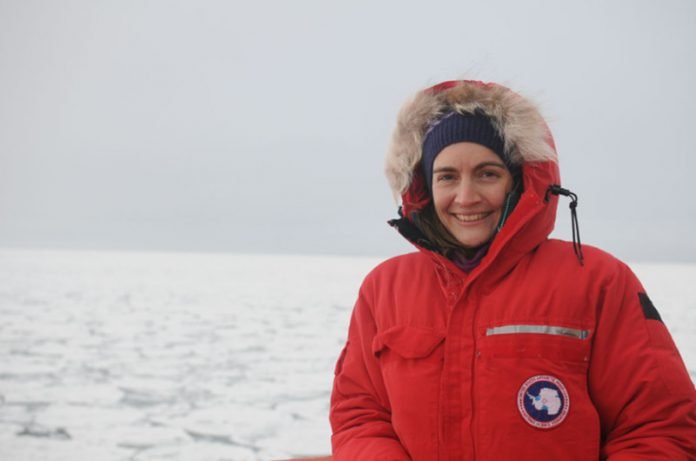 Kim_Bernard A pesquisadora Kim Bernard vai passar seis meses na Antártida para pesquisar o krill / Foto: Divulgação / Universidade Estadual do Oregon